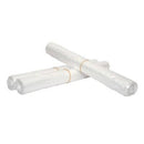 Afvalzak HDPE - 45x50cm - transparant - dikte T10 - rol á 50st.