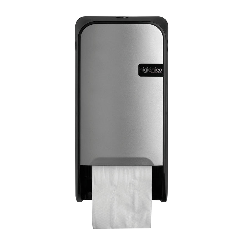 Duo toiletroldispenser | Doprollen | Silver